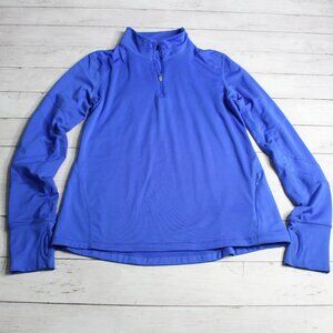 Gap Fit Women's Blue Athletic Top Size M Long Sleeve